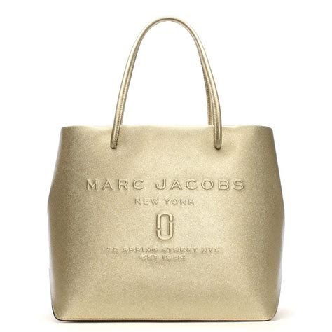 marc jacobs logo shopper east west tote .